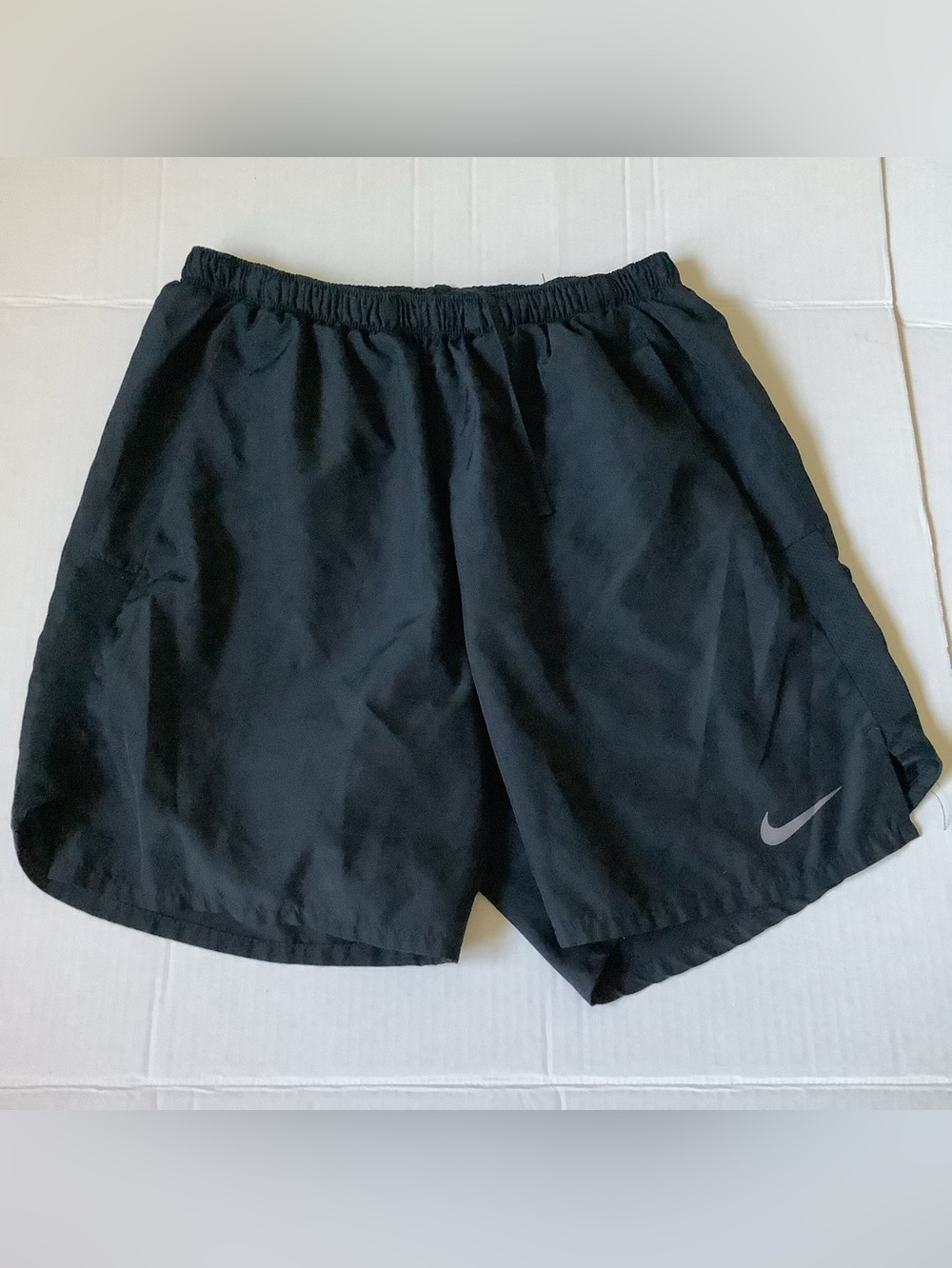 : Nike Black Dri-FIT Running Shorts No Size Tag (Fits Small) Measurements Listed